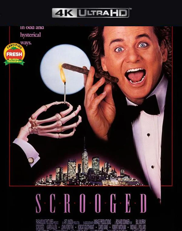 SCROOGED VUDU 4K OR ITUNES 4K