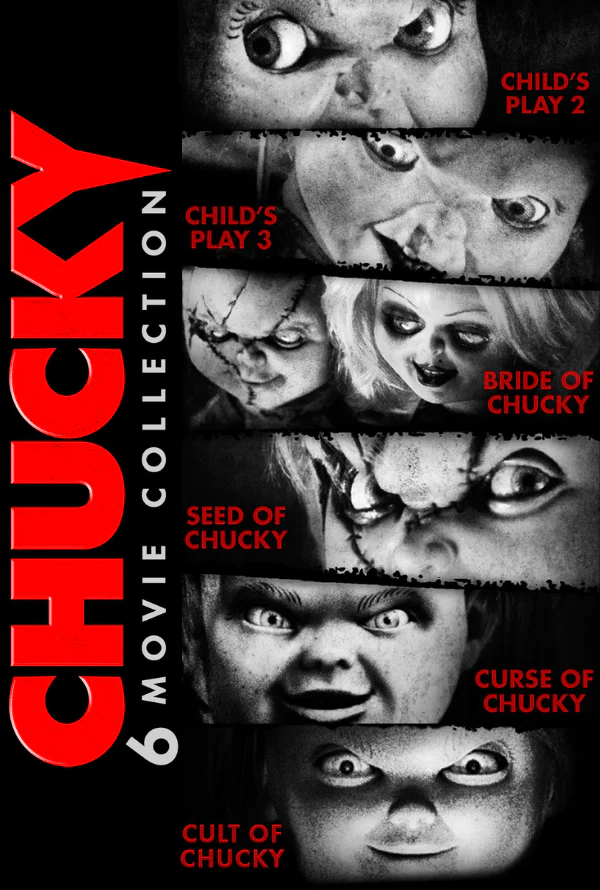 CHUCKY 6-MOVIE COLLECTION VUDU HD OR ITUNES HD VIA MA