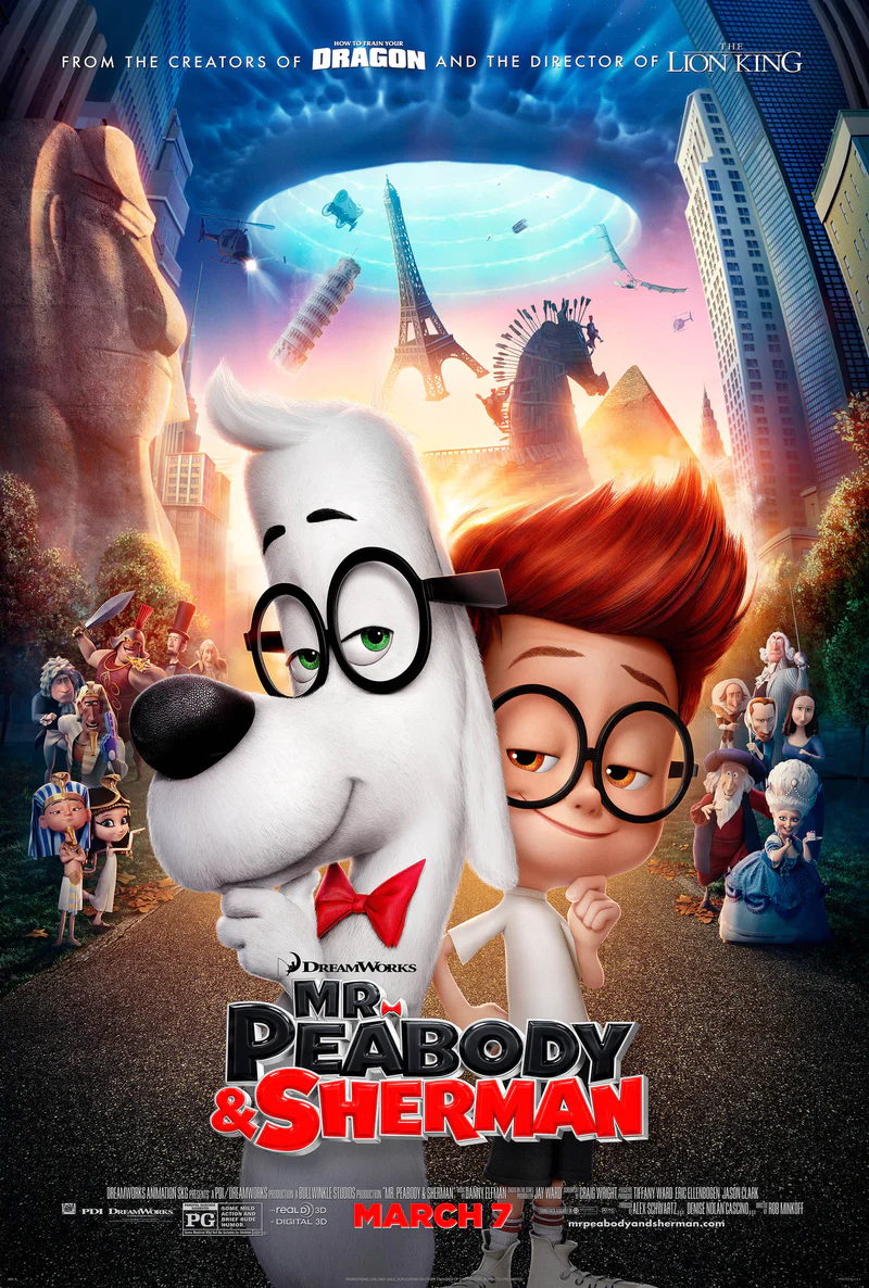 MR. PEABODY AND SHERMAN VUDU HD OR ITUNES HD VIA MOVIES ANYWHERE