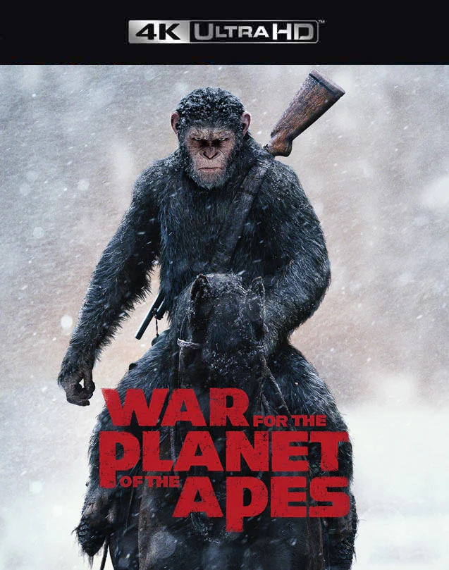 WAR FOR THE PLANET OF THE APES VUDU 4K THROUGH ITUNES 4K