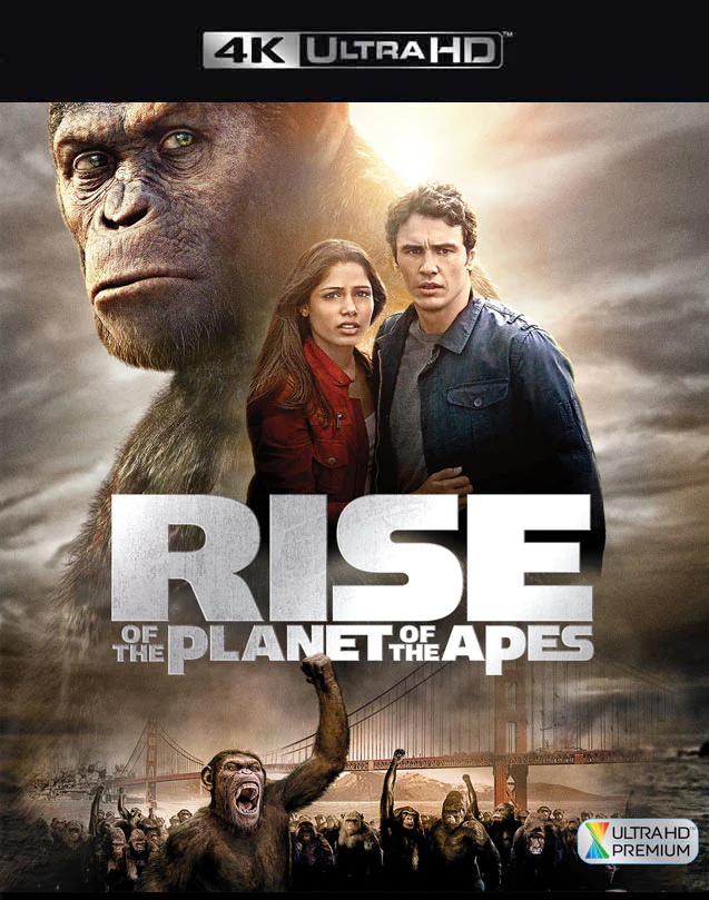 RISE OF THE PLANET OF THE APES VUDU 4K THROUGH ITUNES 4K