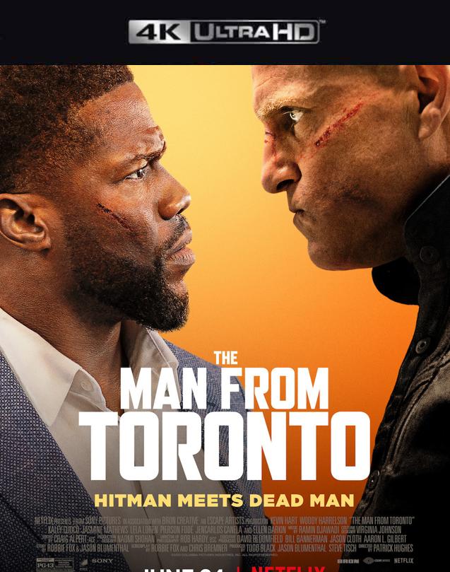 THE MAN FROM TORONTO VUDU 4K OR ITUNES 4K VIA MA