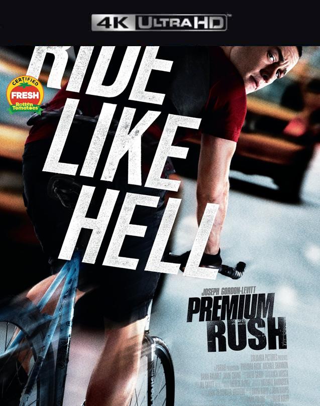 PREMIUM RUSH VUDU 4K OR ITUNES 4K VIA MA