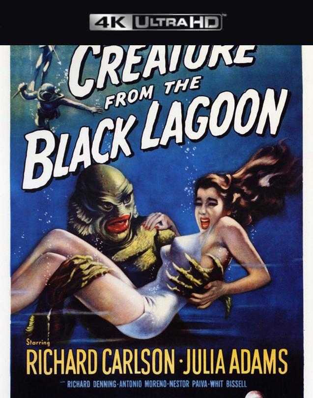 CREATURE FROM THE BLACK LAGOON 1954 VUDU 4K OR ITUNES 4K VIA MOVIES ANYWHERE