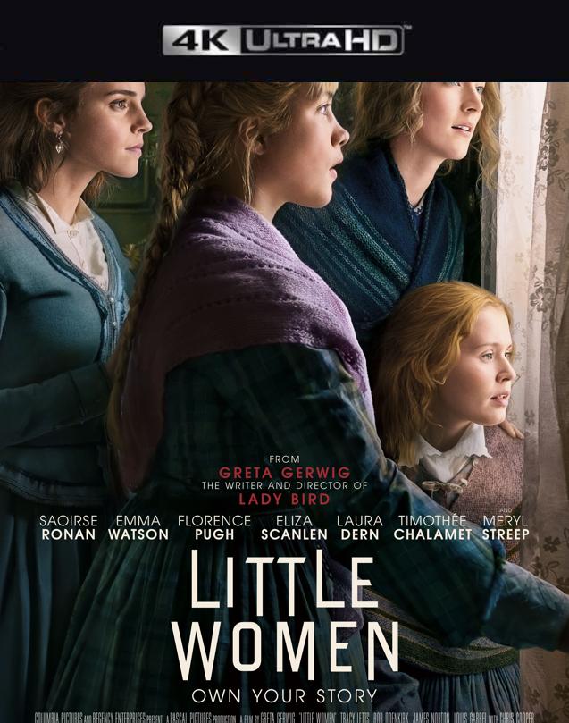 LITTLE WOMEN 2019 VUDU 4K OR ITUNES 4K VIA MOVIES ANYWHER