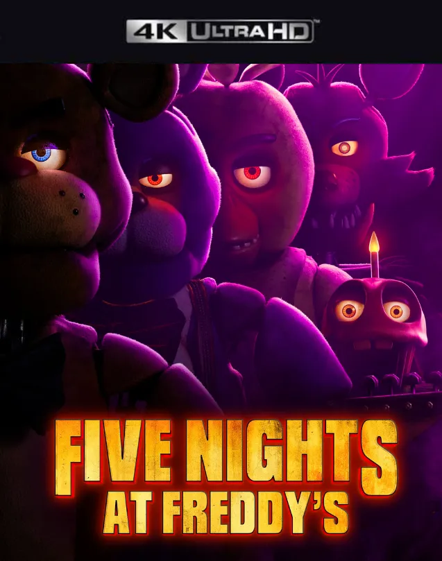 FIVE NIGHTS AT FREDDY'S VUDU 4K OR ITUNES 4K VIA MA