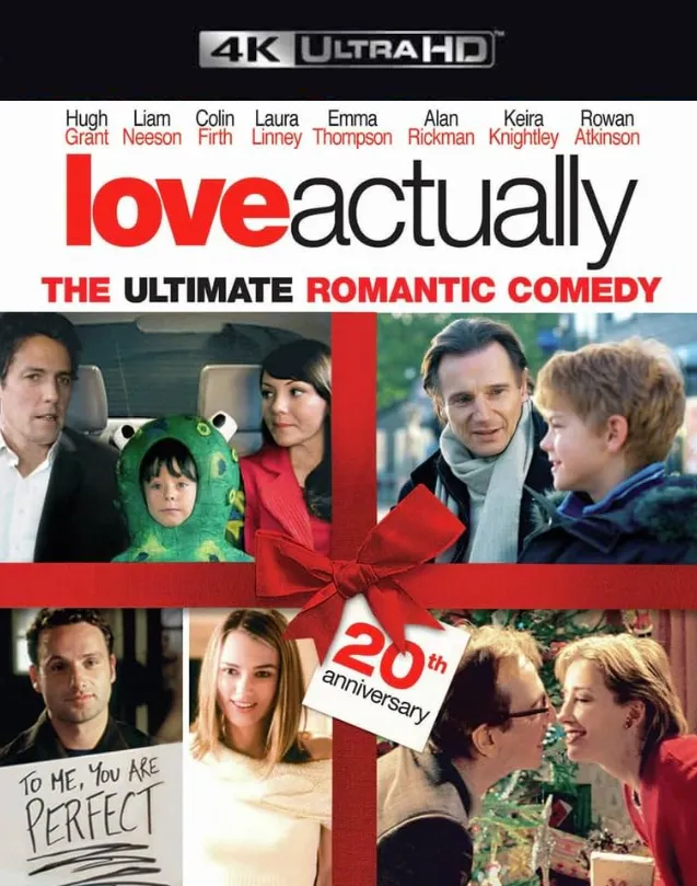 LOVE ACTUALLY VUDU 4K OR ITUNES HD VIA MA