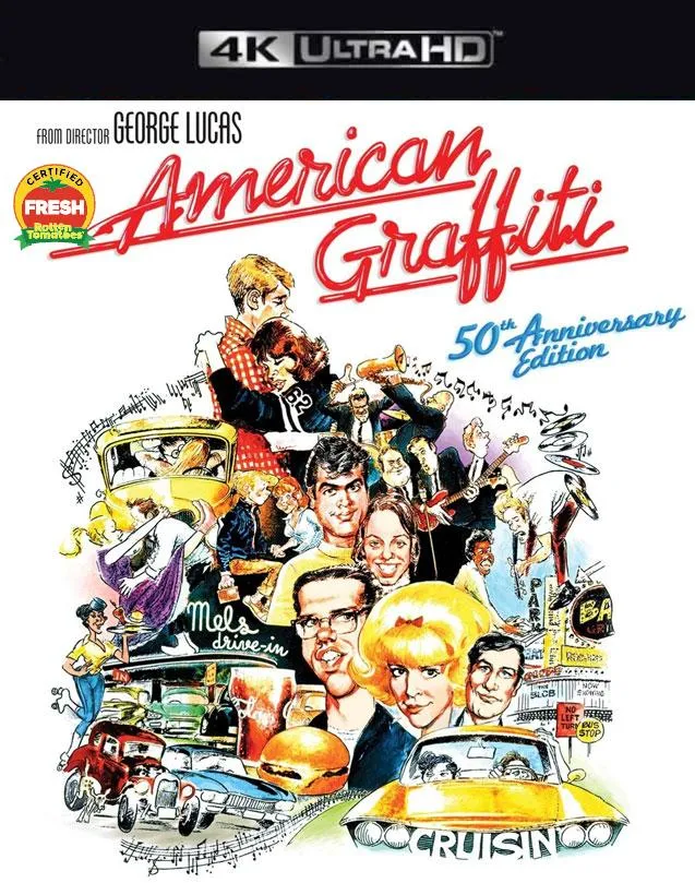 AMERICAN GRAFFITI VUDU 4K OR ITUNES 4K VIA MOVIES ANYWHERE