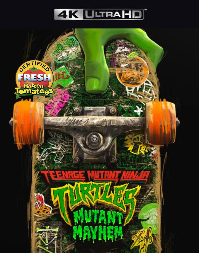 TEENAGE MUTANT NINJA TURTLES MUTANT MAYHEM VUDU 4K OR ITUNES 4K