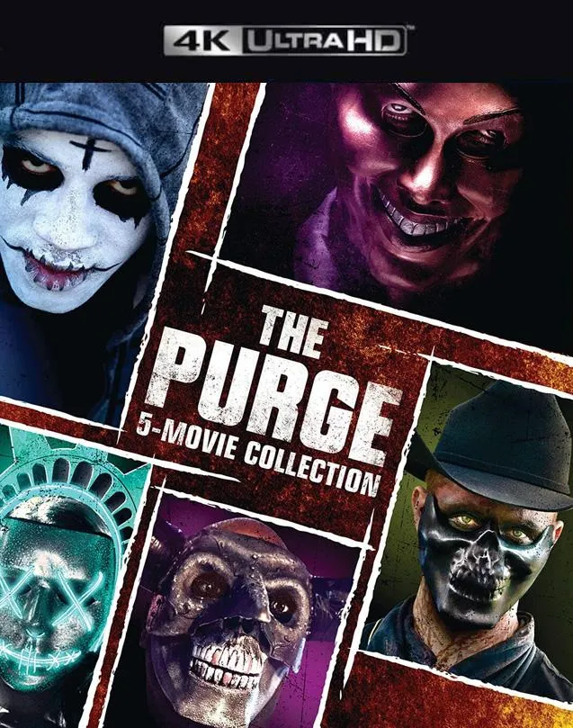 THE PURGE 5 MOVIE COLLECTION VUDU 4K OR ITUNES 4K VIA MOVIES ANYWHERE