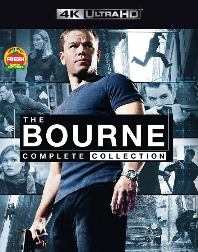 THE BOURNE ULTIMATE COLLECTION VUDU 4K OR ITUNES 4K VIA MOVIES ANYWHERE