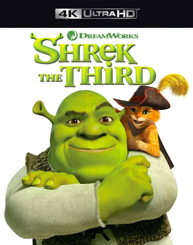 SHREK THE THIRD VUDU 4K OR ITUNES 4K VIA MA