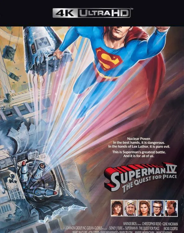 SUPERMAN IV THE QUEST FOR PEACE VUDU 4K OR ITUNES 4K VIA MA