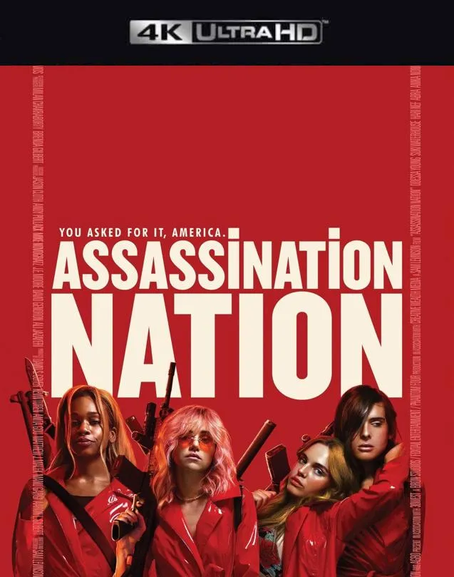 ASSASSINATION NATION VUDU 4K OR ITUNES 4K VIA MOVIES ANYWHERE