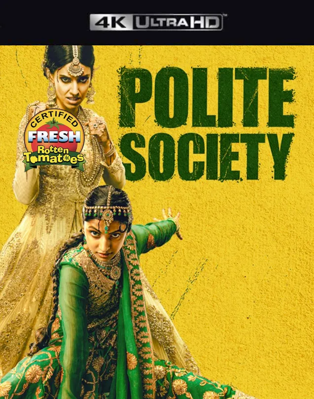 POLITE SOCIETY VUDU 4K OR ITUNES 4K VIA MA