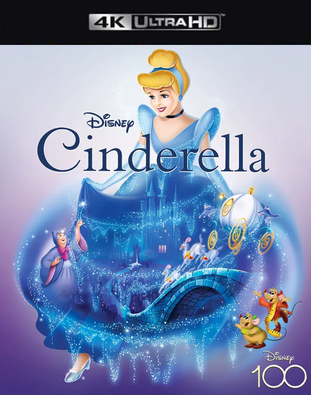 CINDERELLA 1950 VUDU 4K OR ITUNES 4K VIA MA