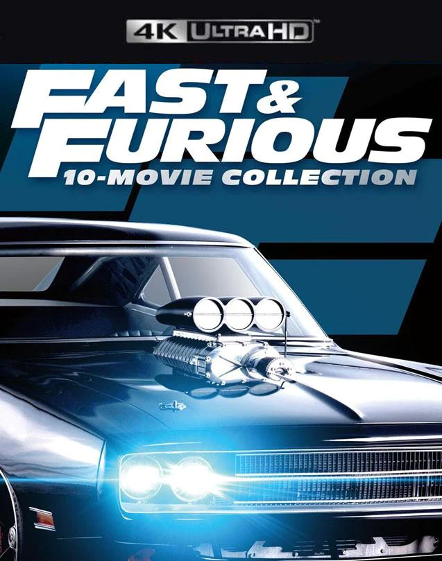 FAST AND FURIOUS TEN MOVIE COLLECTION VUDU 4K OR ITUNES 4K VIA MA