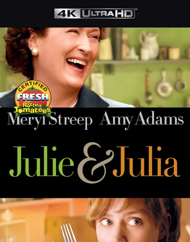    JULIE AND JULIA VUDU 4K OR ITUNES 4K VIA MA