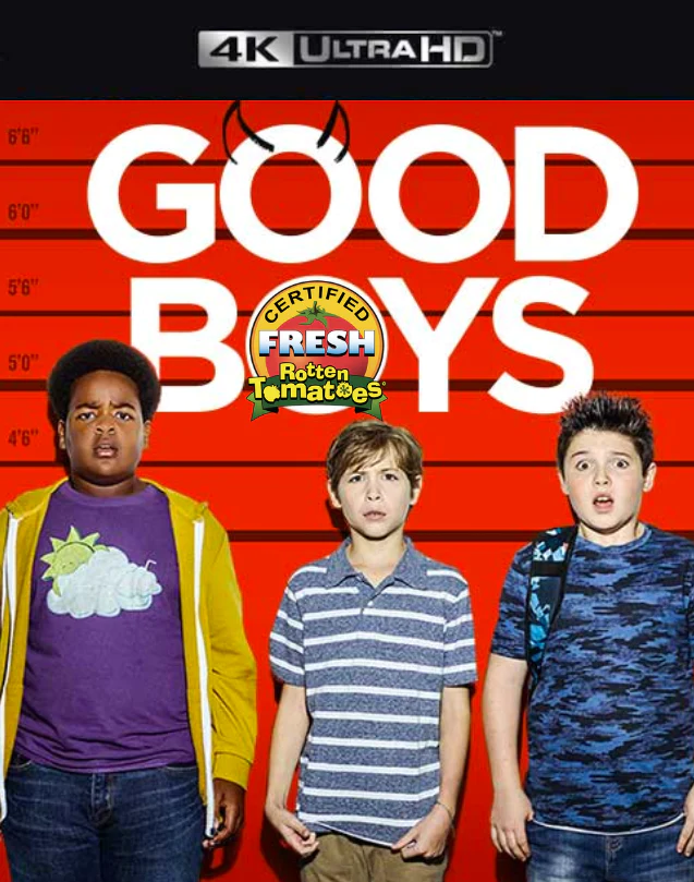 GOOD BOYS VUDU 4K OR ITUNES 4K VIA MA