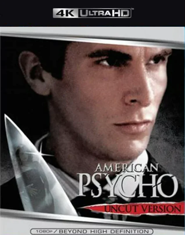 AMERICAN PSYCHO UNCUT VUDU 4K OR ITUNES 4K