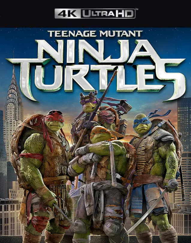 TEENAGE MUTANT NINJA TURTLES 2014 VUDU 4K OR ITUNES 4K