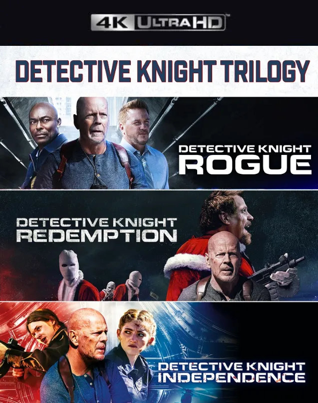 DETECTIVE KNIGHT TRILOGY VUDU 4K OR ITUNES 4K