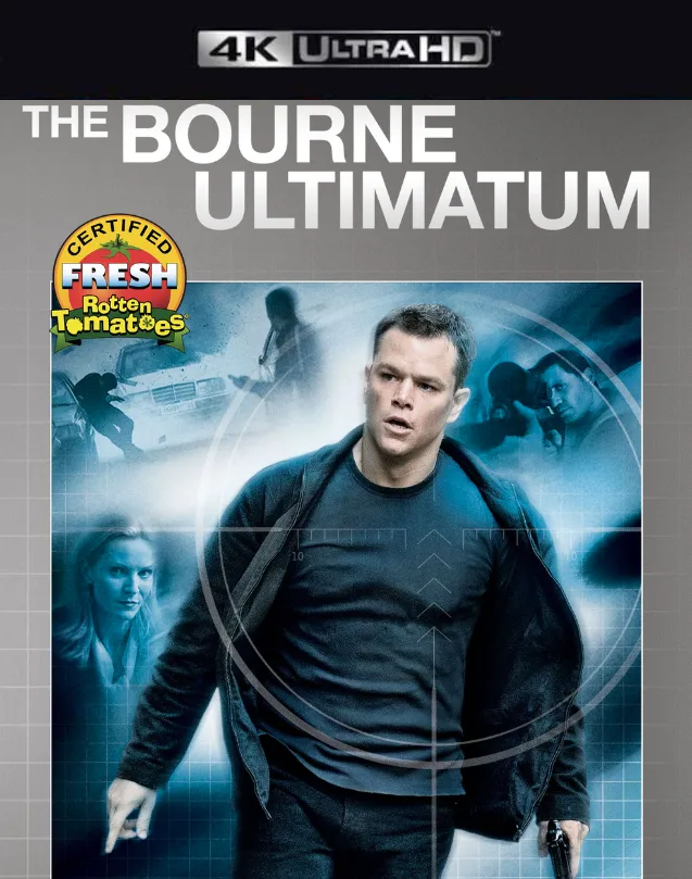 THE BOURNE ULTIMATUM VUDU 4K OR ITUNES 4K VIA MA