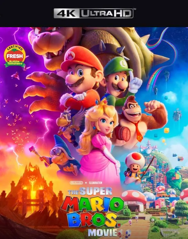 THE SUPER MARIO BROS MOVIE VUDU 4K OR ITUNES 4K VIA MA