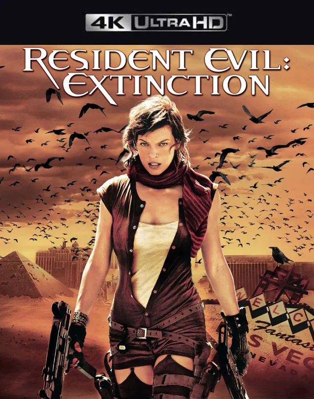 RESIDENT EVIL EXTINCTION VUDU 4K OR ITUNES 4K VIA MA