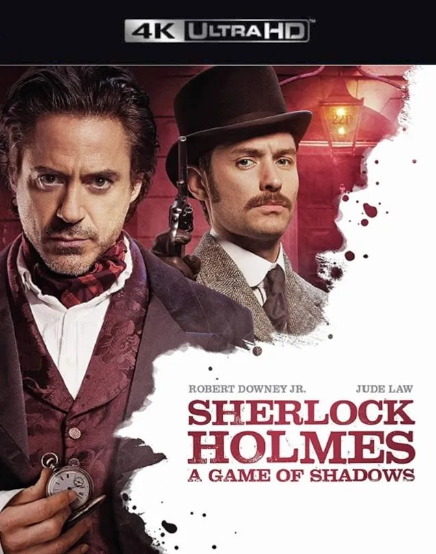 SHERLOCK HOLMES GAME OF SHADOWS VUDU 4K OR ITUNES 4K VIA MA