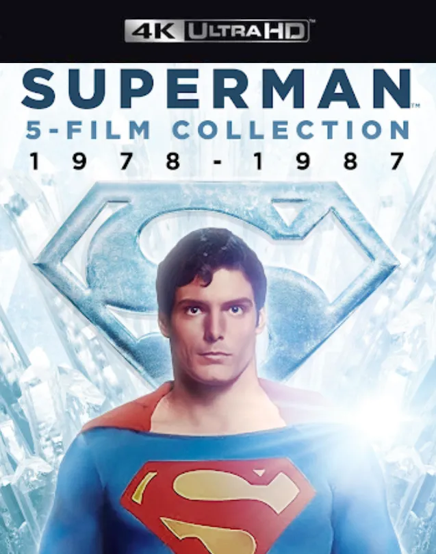    SUPERMAN 5-FILM COLLECTION VUDU 4K OR ITUNES 4K VIA MA