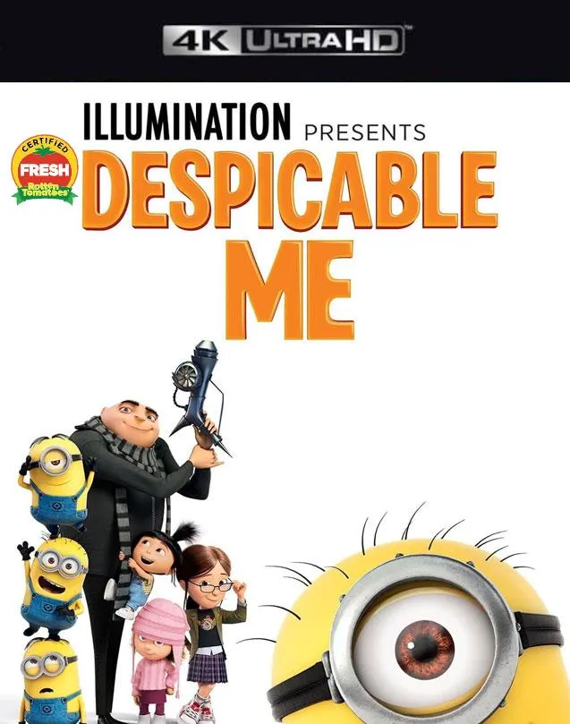 DESPICABLE ME VUDU 4K OR ITUNES 4K VIA MOVIES ANYWHERE