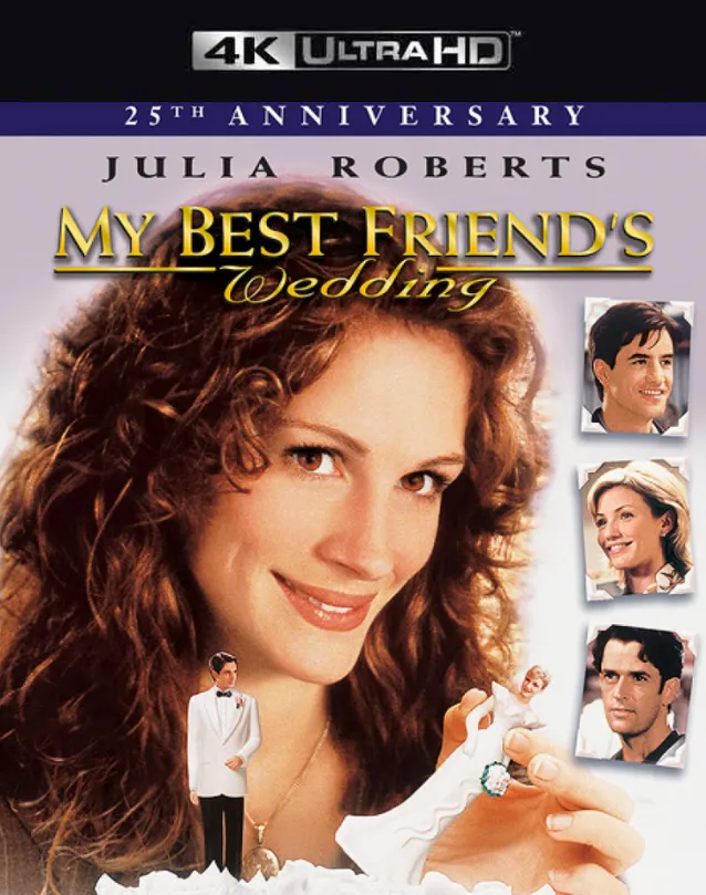 MY BEST FRIEND'S WEDDING VUDU 4K OR ITUNES 4K VIA MA