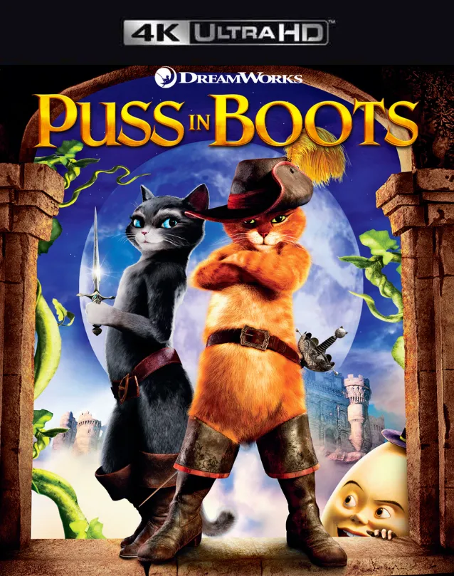 PUSS IN BOOTS VUDU 4K OR ITUNES 4K VIA MA