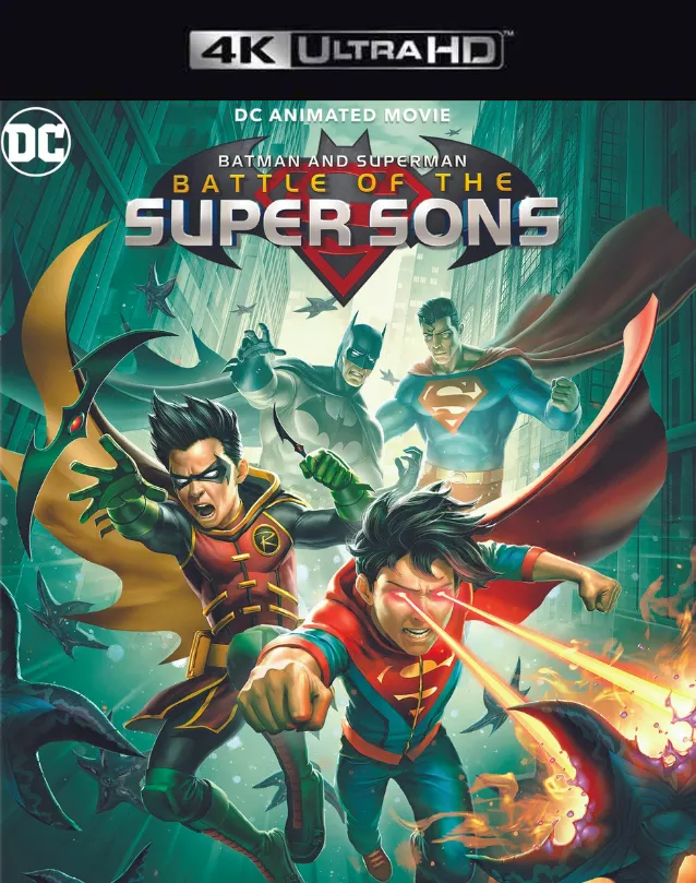    BATMAN AND SUPERMAN BATTLE OF THE SUPER SONS VUDU 4K OR ITUNES 4K VIA MA