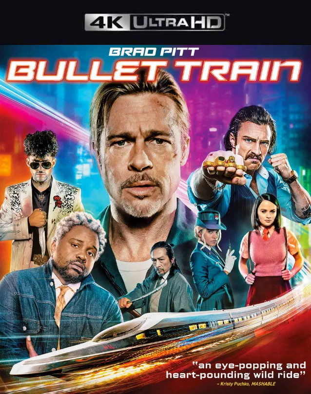 BULLET TRAIN VUDU 4K OR ITUNES 4K VIA MA