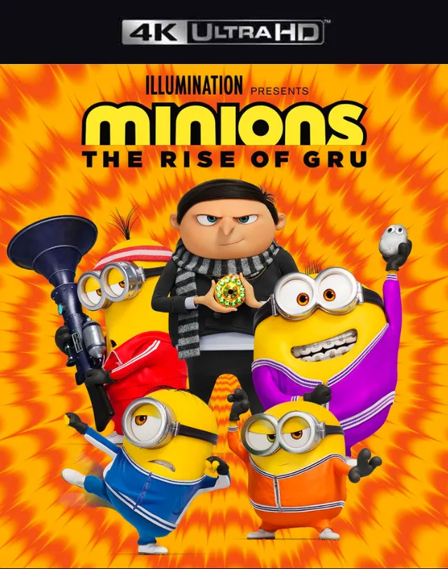 MINIONS THE RISE OF GRU VUDU 4K OR ITUNES 4K VIA MA