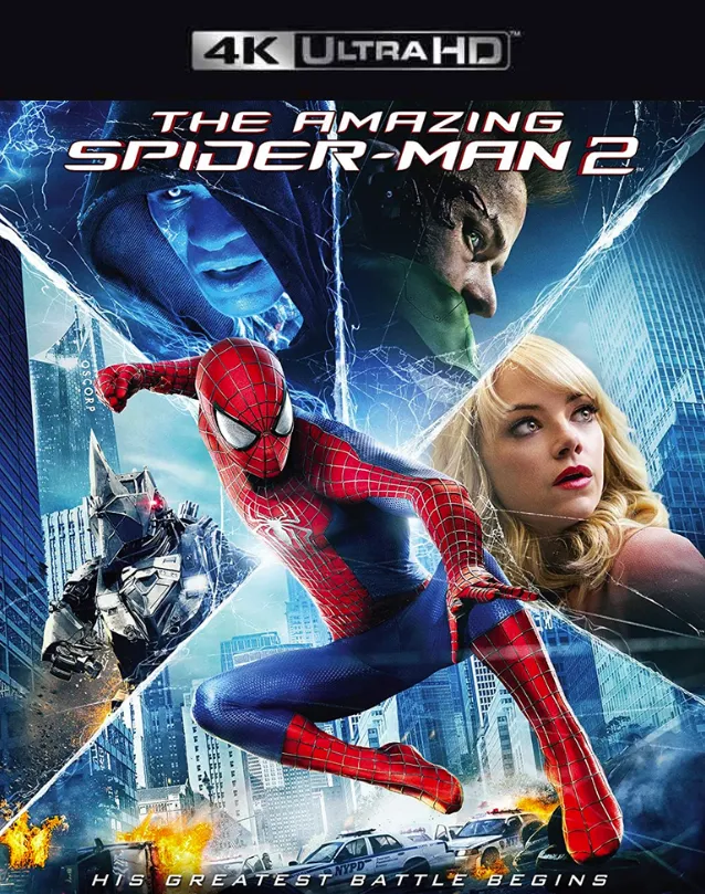    THE AMAZING SPIDER-MAN 2 VUDU 4K OR ITUNES 4K VIA MA