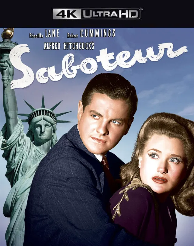    SABOTEUR VUDU 4K OR ITUNES 4K VIA MA