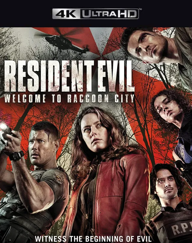 RESIDENT EVIL WELCOME TO RACCOON CITY VUDU 4K OR ITUNES 4K VIA MA