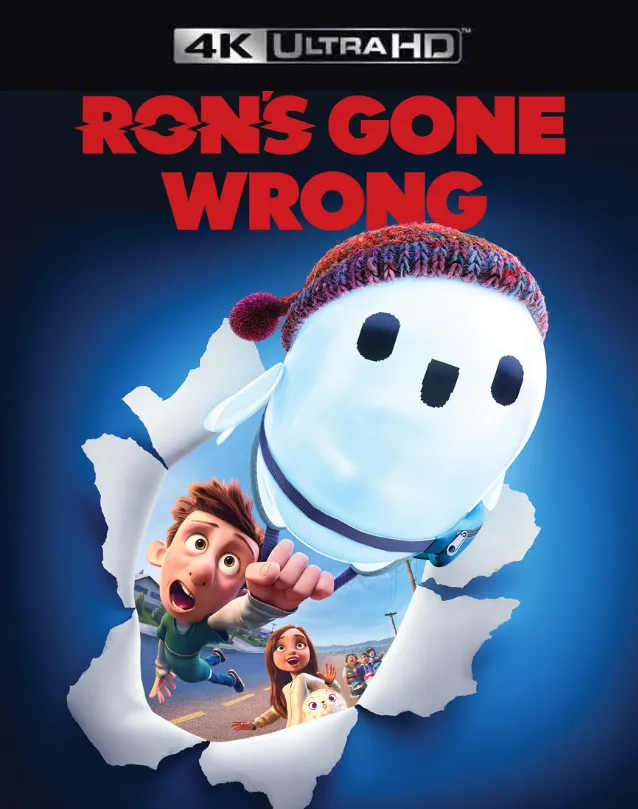 RON'S GONE WRONG VUDU 4K OR ITUNES 4K VIA MA