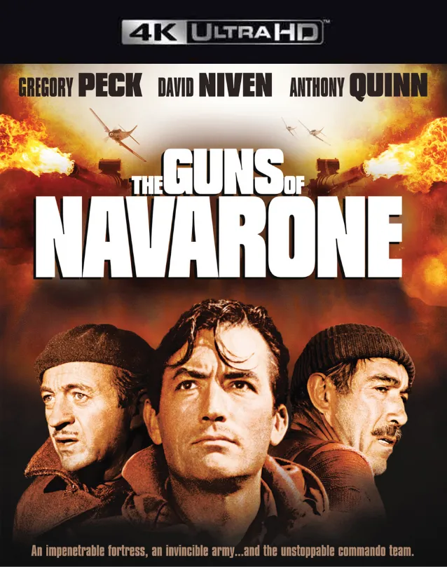 THE GUNS OF NAVARONE VUDU 4K OR ITUNES 4K VIA MA