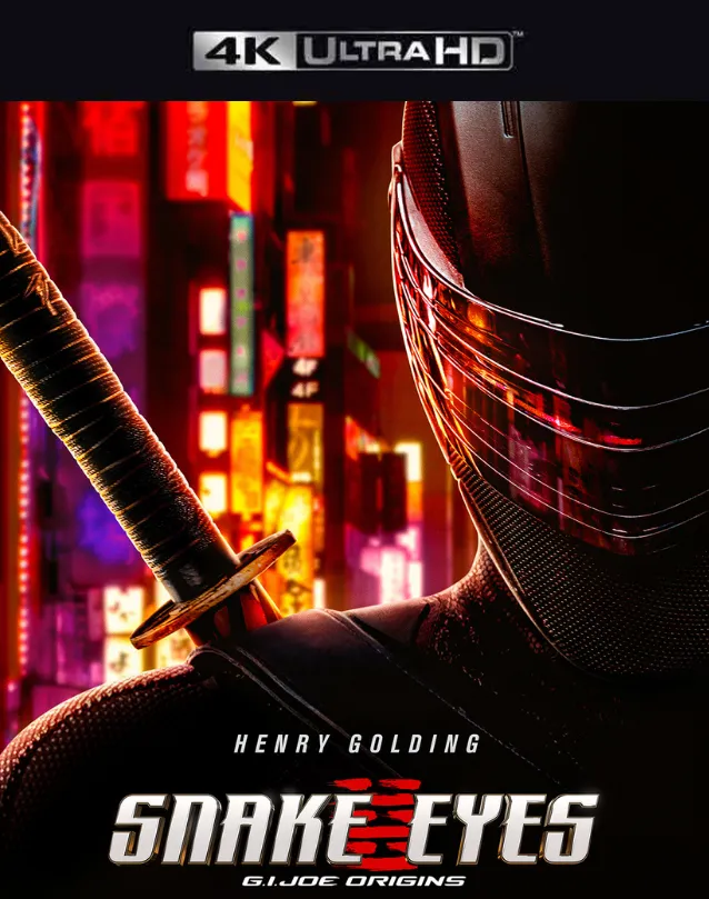 SNAKE EYES G.I. JOE ORIGINS VUDU 4K OR ITUNES 4K