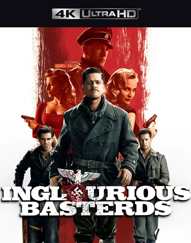 INGLOURIOUS BASTERDS VUDU 4K OR ITUNES 4K VIA MA