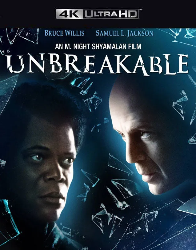 UNBREAKABLE VUDU 4K OR ITUNES 4K VIA MA