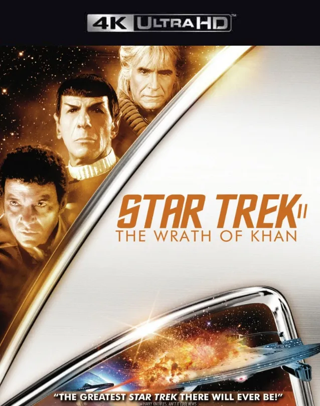 STAR TREK II THE WRATH OF KHAN VUDU 4K OR ITUNES 4K