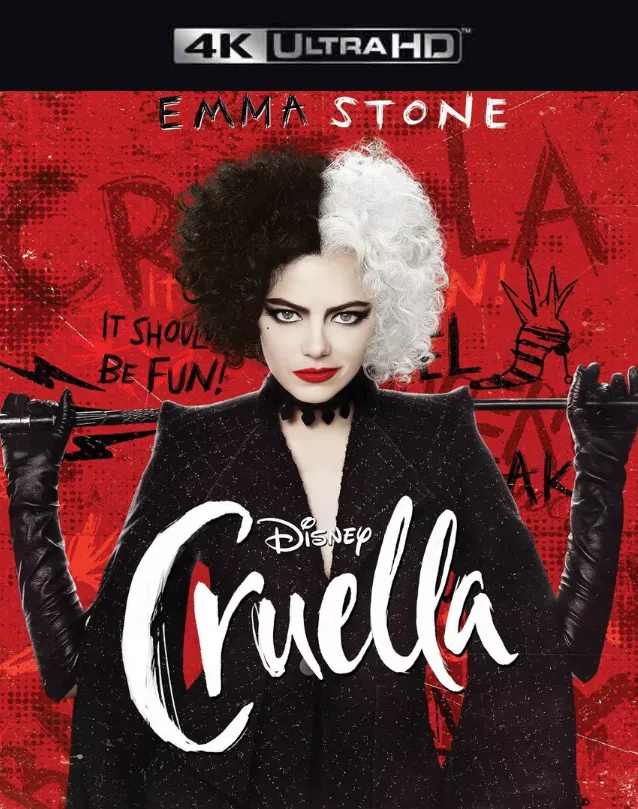 CRUELLA VUDU 4K OR ITUNES 4K VIA MA