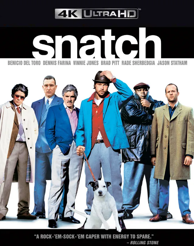 SNATCH VUDU 4K OR ITUNES 4K VIA MA