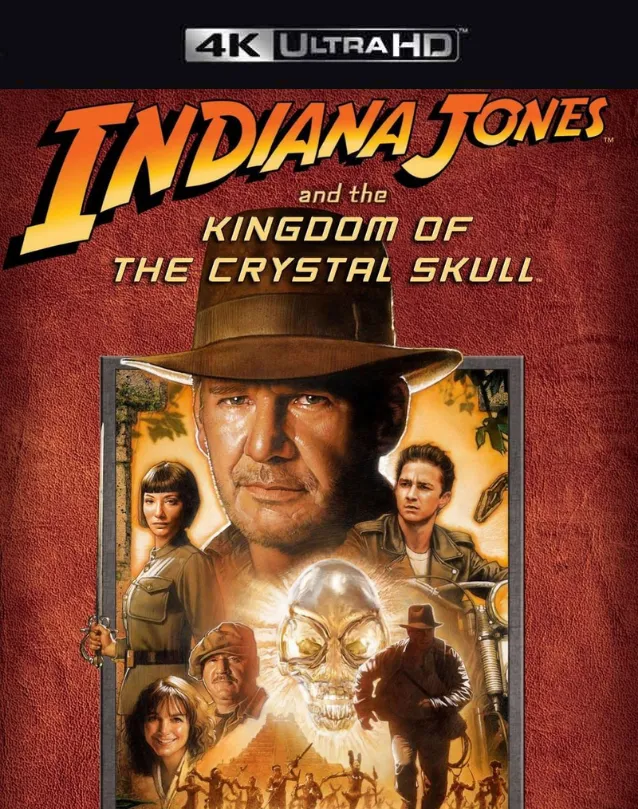 INDIANA JONES AND THE KINGDOM OF THE CRYSTAL SKULL VUDU 4K OR ITUNES 4K