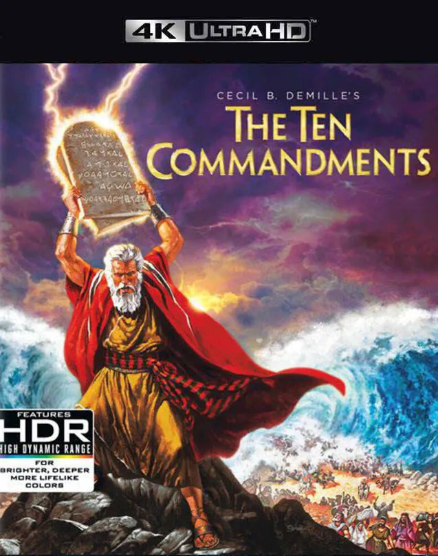 THE TEN COMMANDMENTS VUDU 4K OR ITUNES 4K